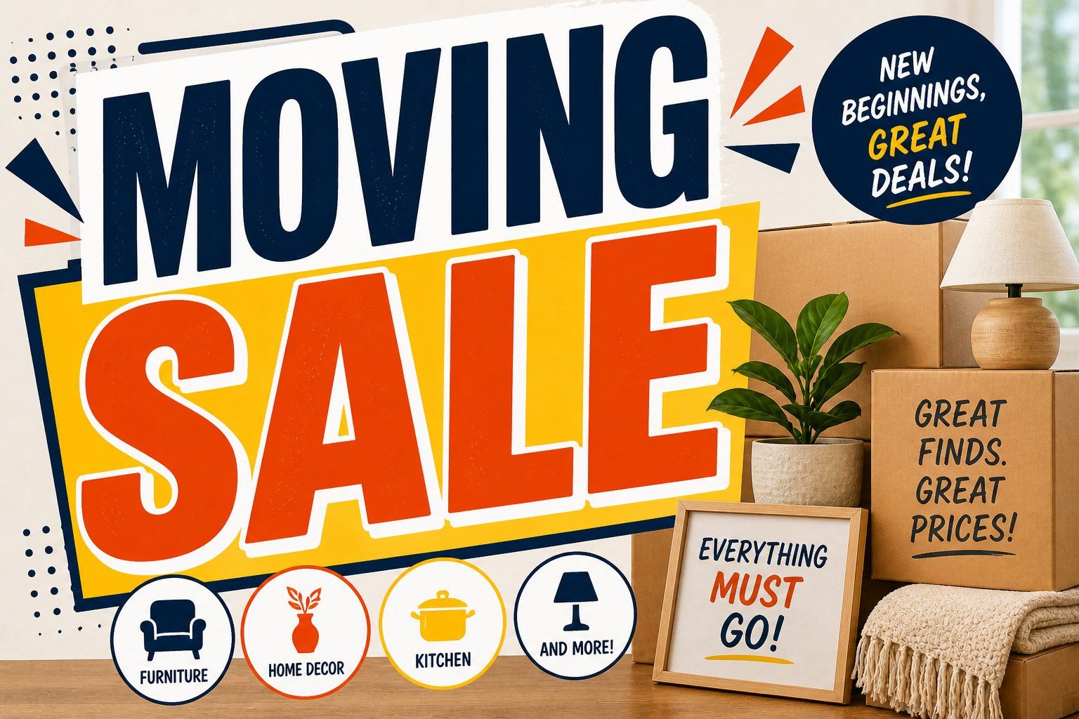 MOVING SALE/GARAGE SALE - Furniture Decor Bargains