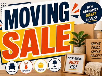 MOVING SALE/GARAGE SALE - Furniture Decor Bargains