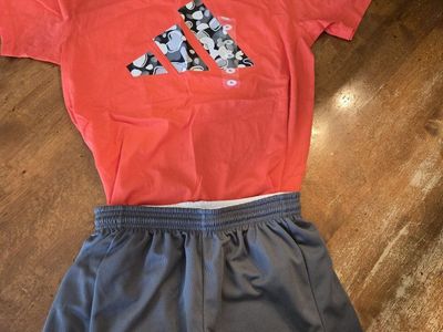 Adidas shirt with shorts together or separate