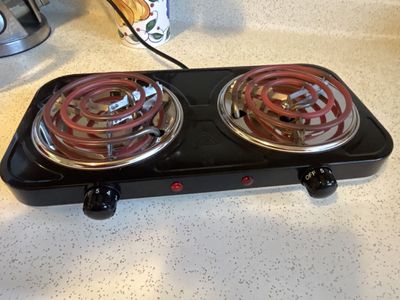 Dual Burner Portable Cooking Range