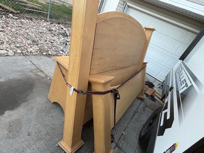 King size bed frame and night stands