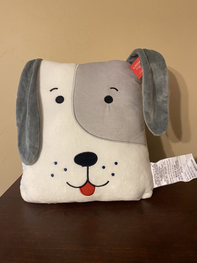Dog Decor Pillow And Throw Set