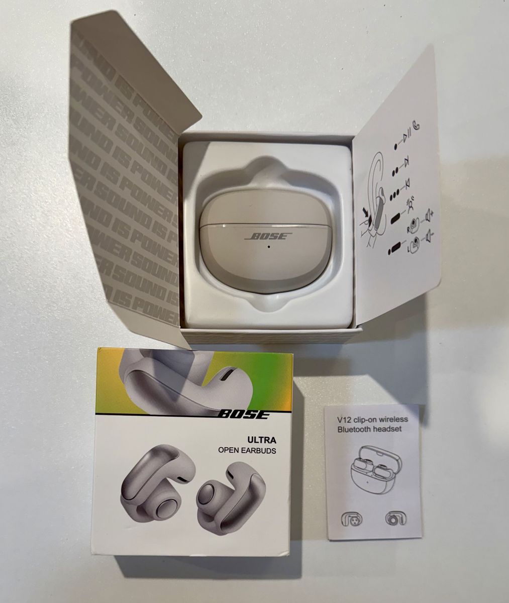 Bose Ultra Open Earbuds with Charging Case - Tan/Silver - Local Pickup Lehi