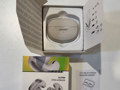 Bose Ultra Open Earbuds with Charging Case - Tan/Silver - Local Pickup Lehi