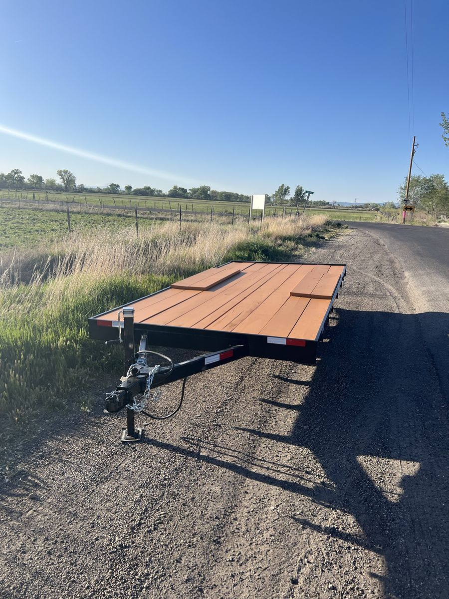 High Clearance Overdeck Trailer Dual 3.5k Axles