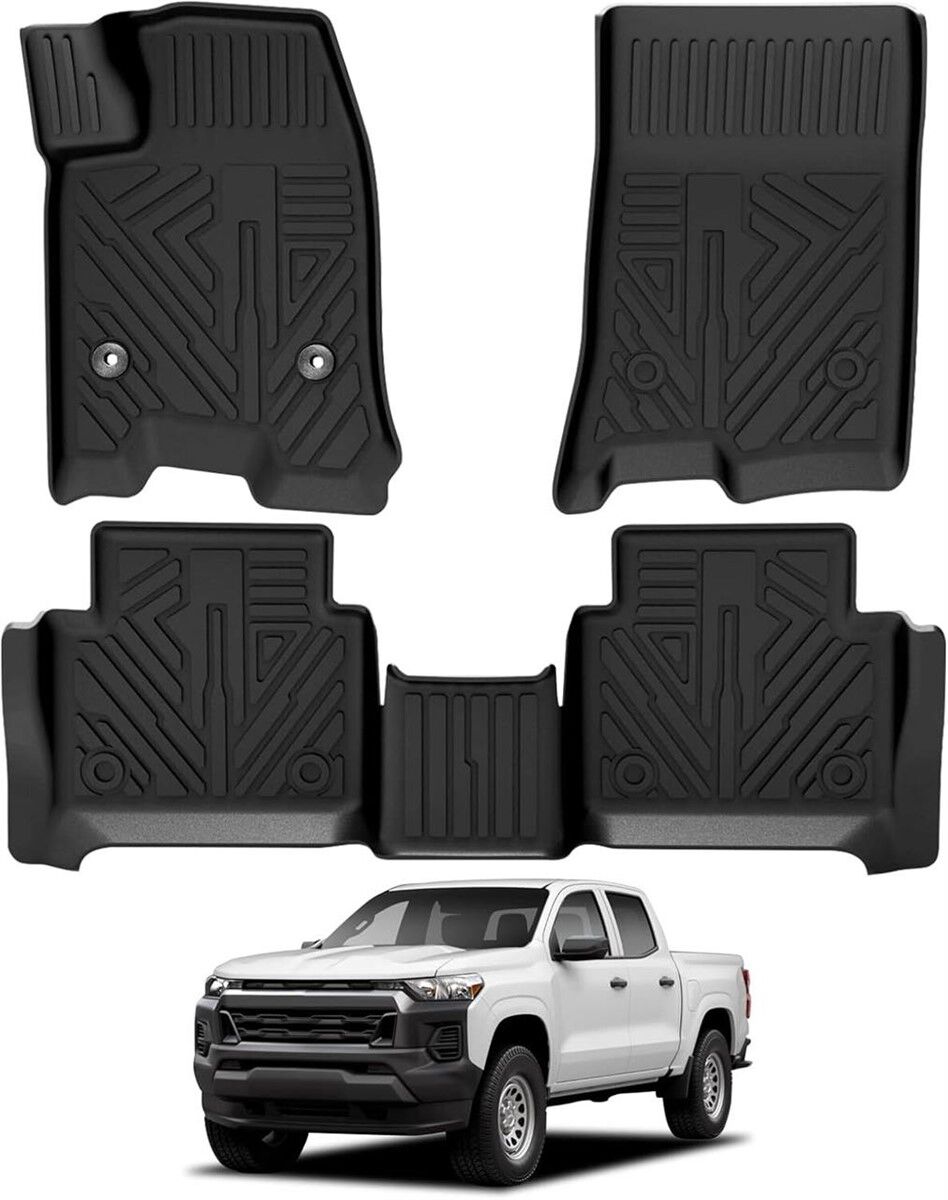 New floor mats 2023 2024 2025 Chevy Colorado Crew Cab and GMC Canyon 2023 2024