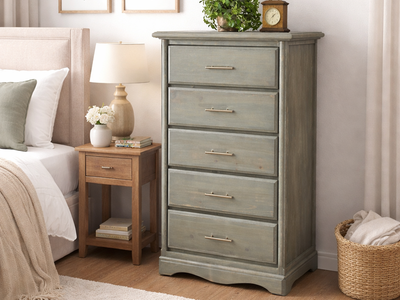 Solid Wood Dresser – Refinished, Durable, Not Particle Board