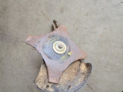 Used String Trimmer Brush Cutter Blade Attachment with Safety Guard