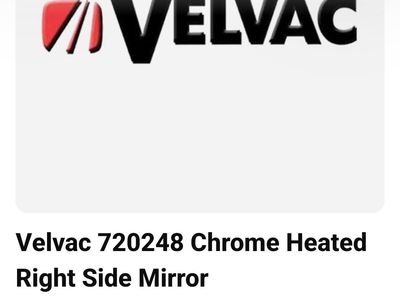 New Valvac 720248 Chrome Heated Right Side Mirror