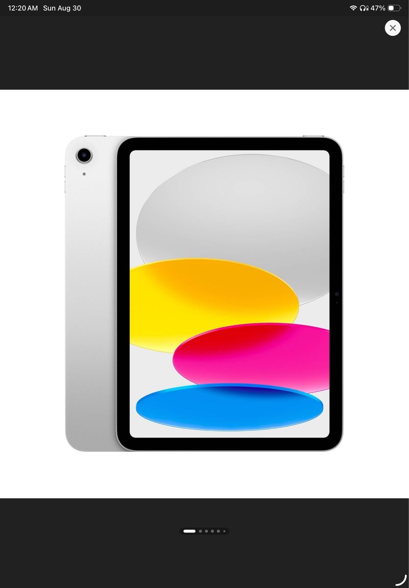 iPad a16 silver 128gb like new condition