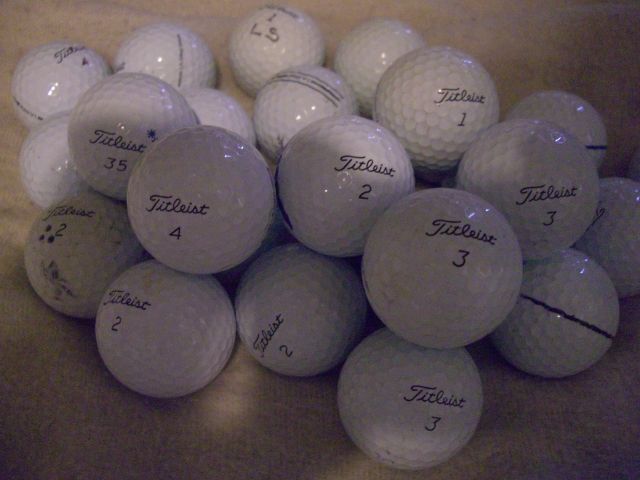 TITLEIST PROV1 26 EACJ  EXPERIENCED GOLF BALLS. NO WATER BALLS