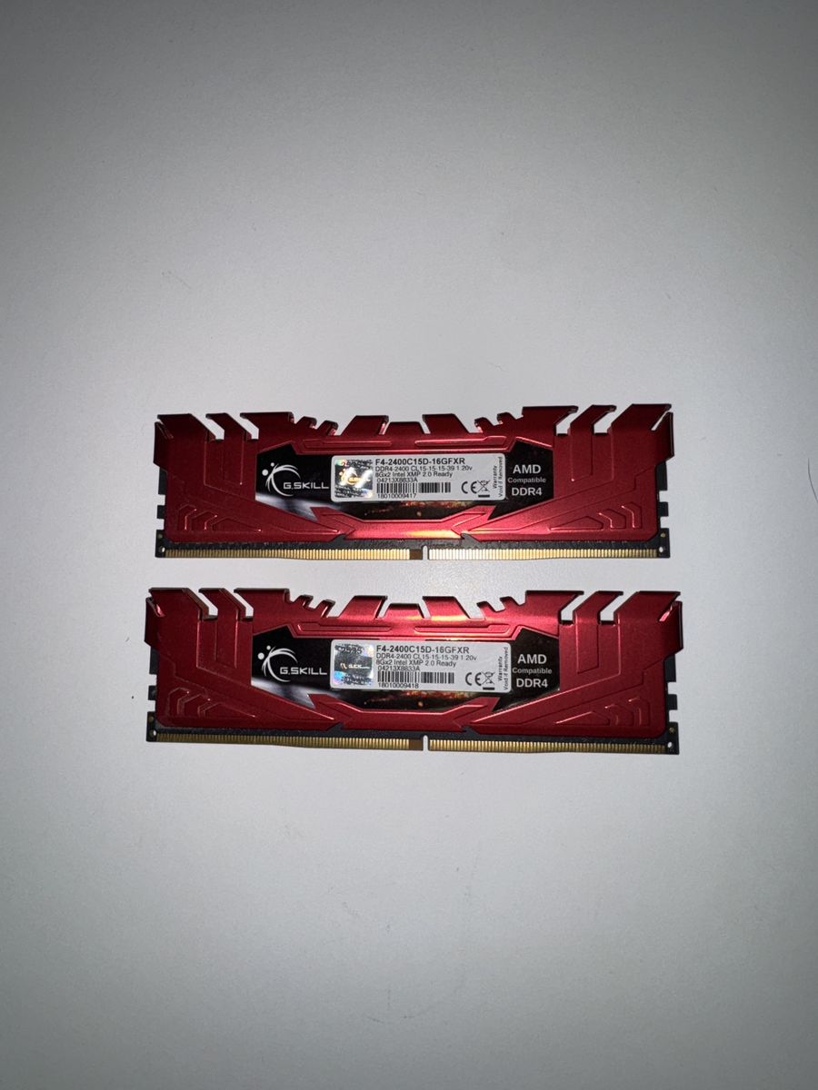 G.SKILL Ripjaws V F4-2400C15D-16GFXR 16GB (2x8GB) DDR4-2400 AMD Compatible RAM Kit