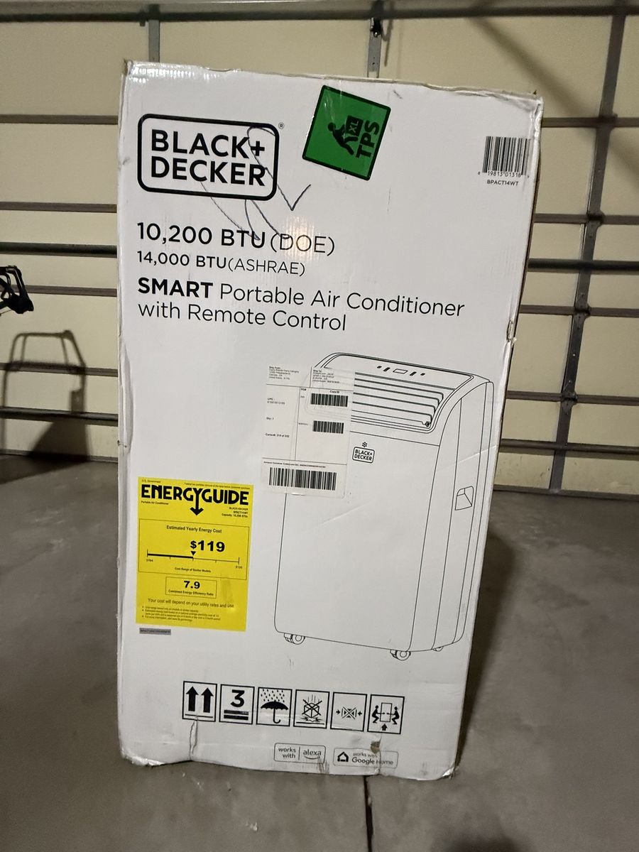 BLACK+DECKER Smart Portable Air Conditioner (NEW in box; 10,200 BTU)
