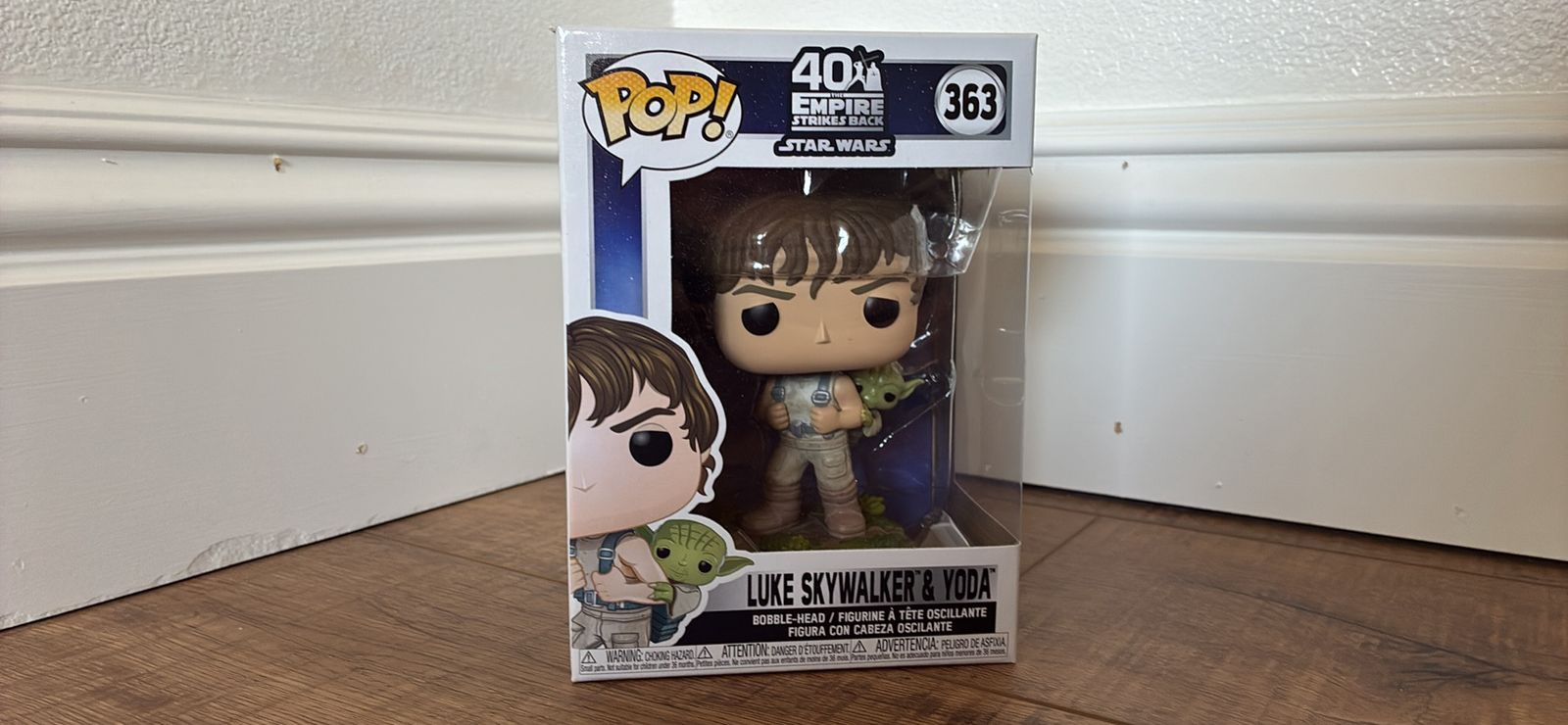Funko Pop! Star Wars: The Empire Strikes Back 40th Anniversary Luke Skywalker & Yoda #363