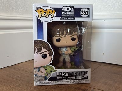 Funko Pop! Star Wars: The Empire Strikes Back 40th Anniversary Luke Skywalker & Yoda #363