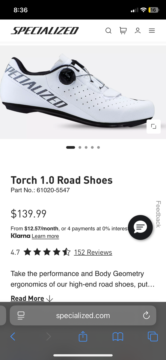 Cycling shoes 