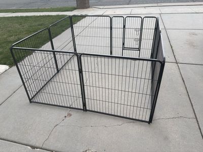 Dog Pen Kennel Run With Gate