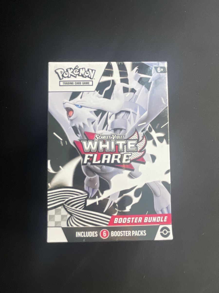 Pokemon Scarlet & Violet White Flare Booster Bundle (6 Packs) TCG Age 6+