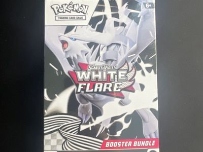 Pokemon Scarlet & Violet White Flare Booster Bundle (6 Packs) TCG Age 6+