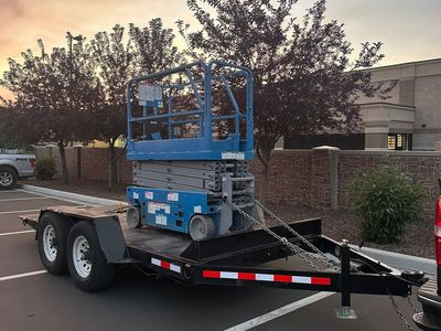 SCISSOR LIFT 19FT - 26FT - 32FT. RENTAL JCB - JLG - GENIE