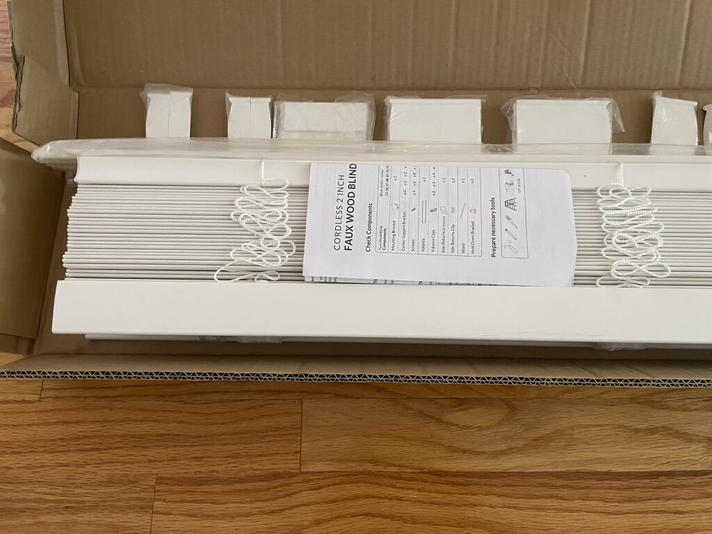 New Cordless Blind(still In Box) 57.5 X 44