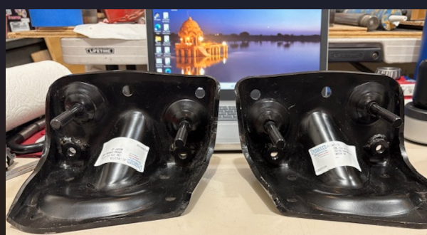 1971 Chevy C20 Upper A arm mounts.