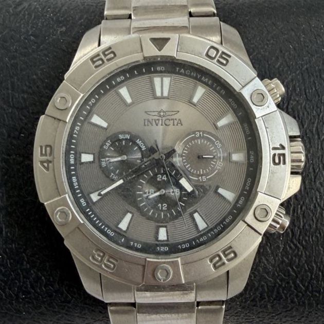 Invicta Men's Stainless Steel Multifunction Dial Wristwatch