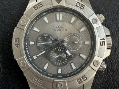 Invicta Men's Stainless Steel Multifunction Dial Wristwatch