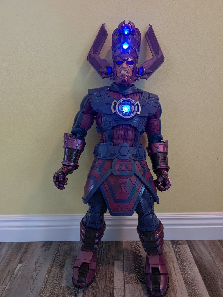 Marvel Legends HasLab Galactus 32-Inch Action Figure with LED Lights and Original Box