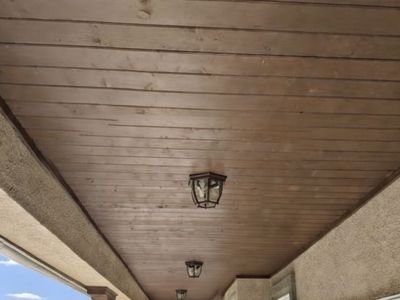 1x6 Knotty Ponderosa Pine T&G – Rustic Gold