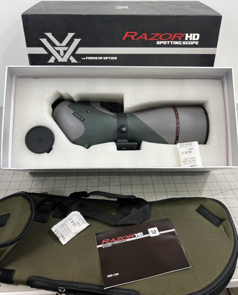 Vortex Razor HD 20-60x85 Spotting Scope Angled Green New Open Box RZR-A1