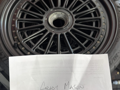 1 of 1 Brixton Forged wheels for Porsche gt3rs