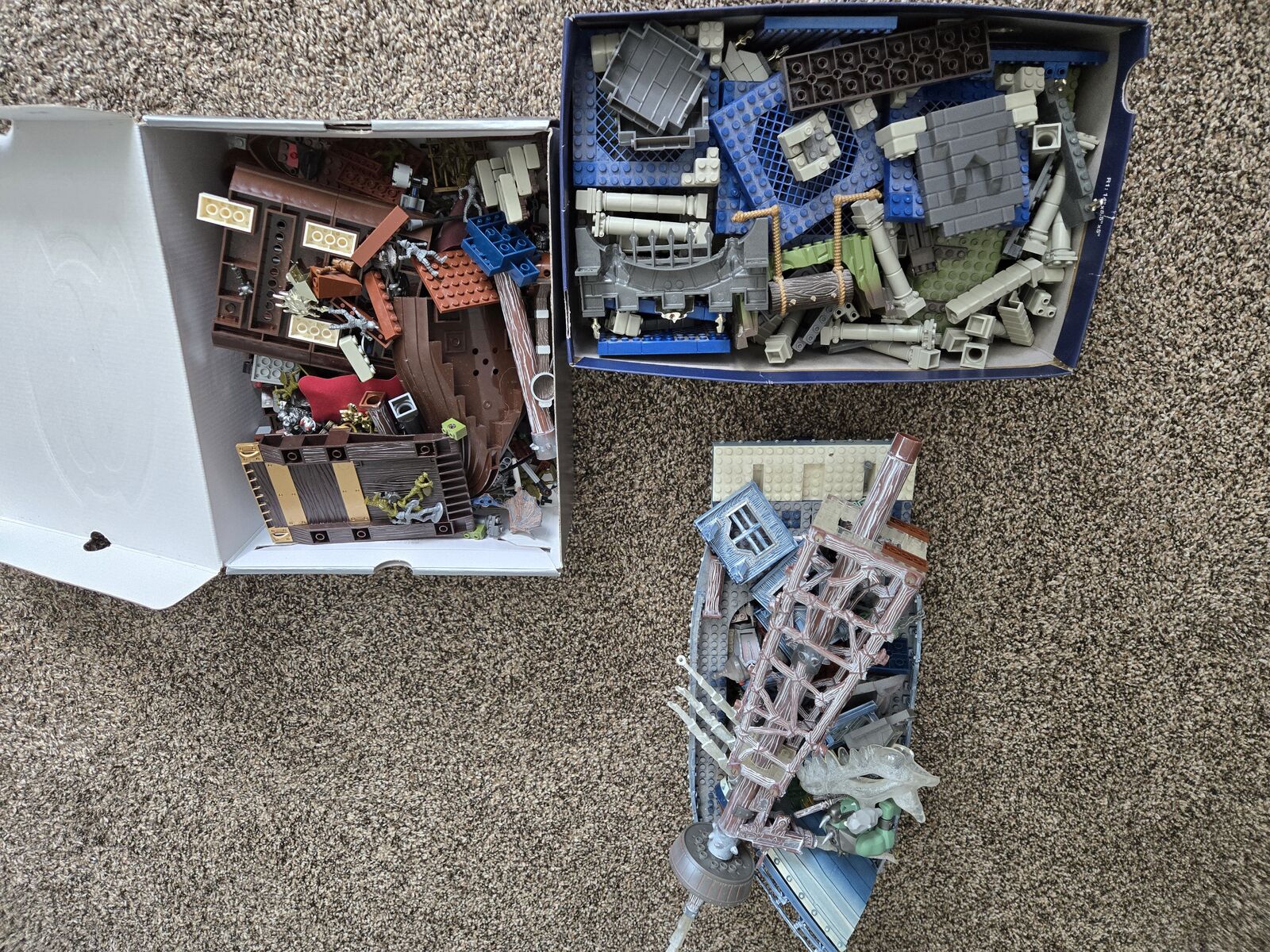 Mega Blocks Fire and Ice Dragon Ship