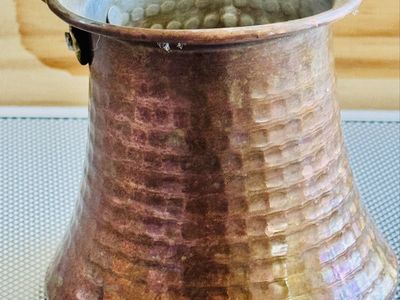 Turkis Greek Small Copper Stove Top Coffee Pot $8