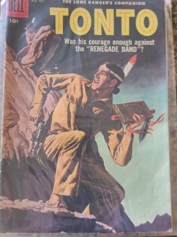 Vintage Dell Comics The Lone Ranger's Companion Tonto Comic Book