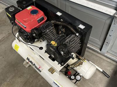 Wheel barrel Gas Air compressor