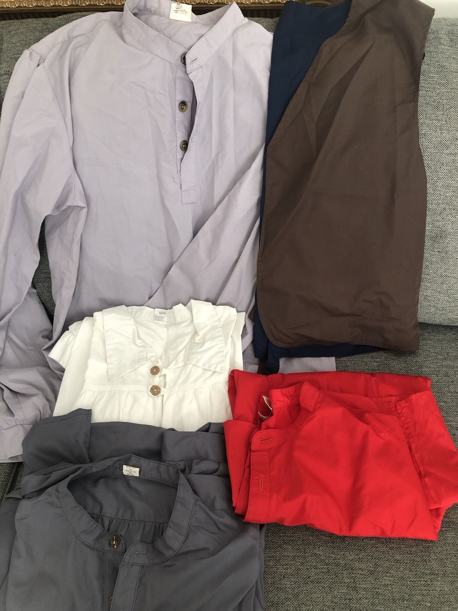 Assorted Pioneer Clothing Lot - Shirts and Vest