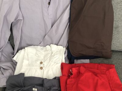 Assorted Pioneer Clothing Lot - Shirts and Vest