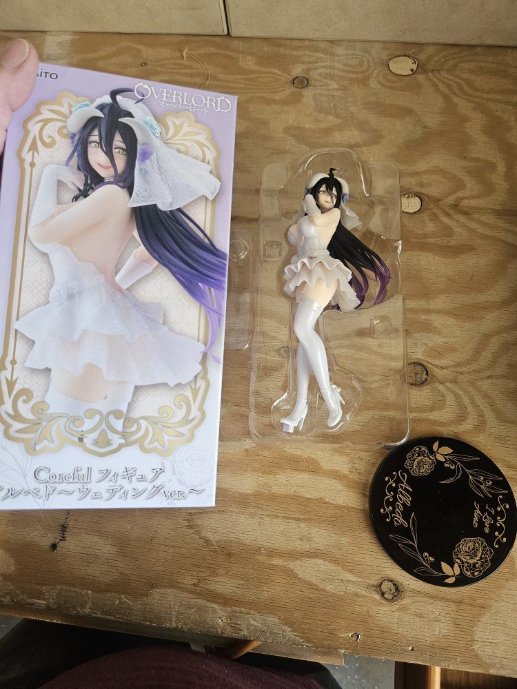 Anime Albedo Overlord Figure Set: BiCute Bunnies, Coreful, Sexy Overseer, Trio-Try-It Collectibles
