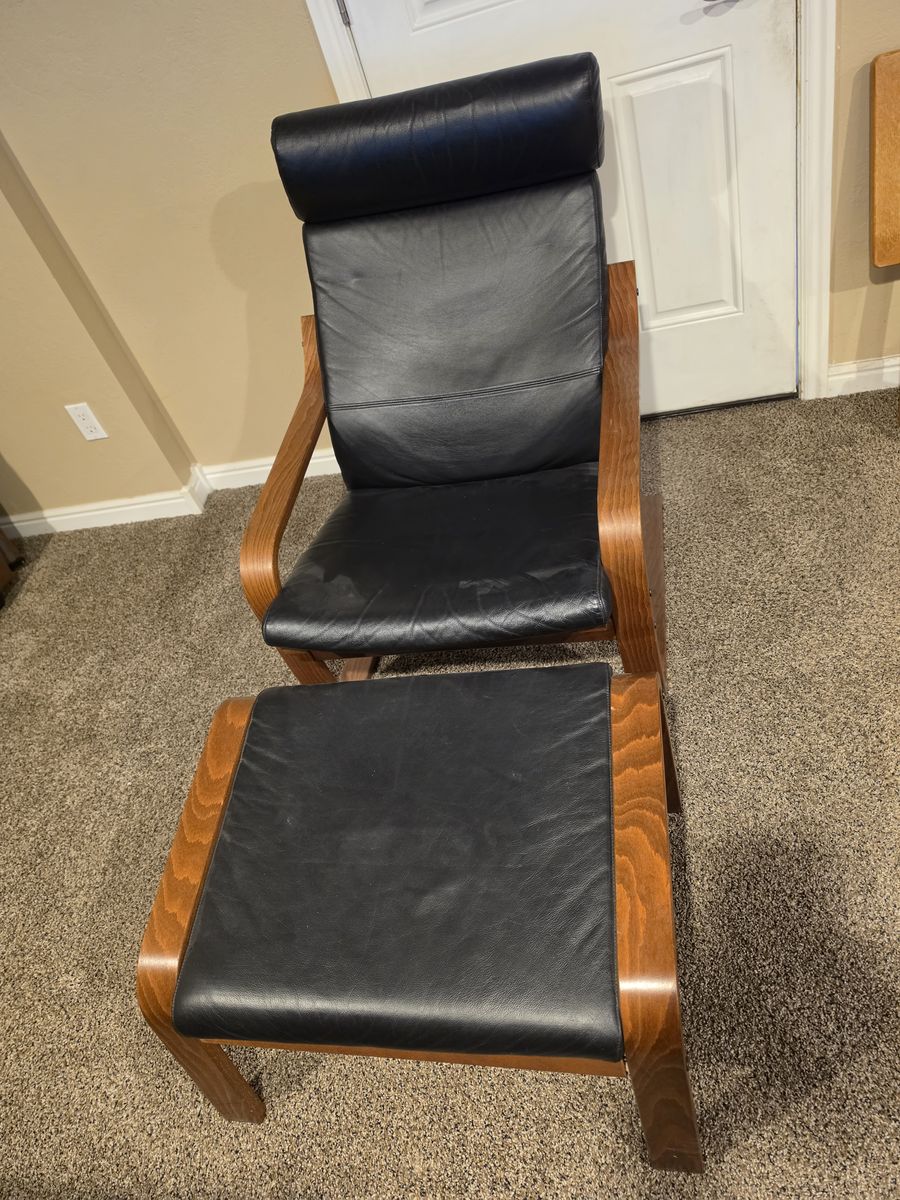 Chair and foot stool