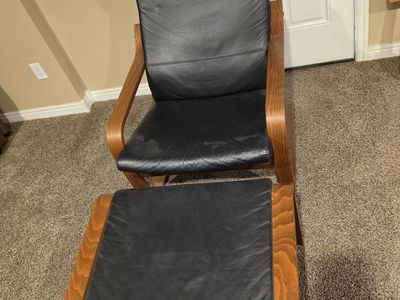 Chair and foot stool