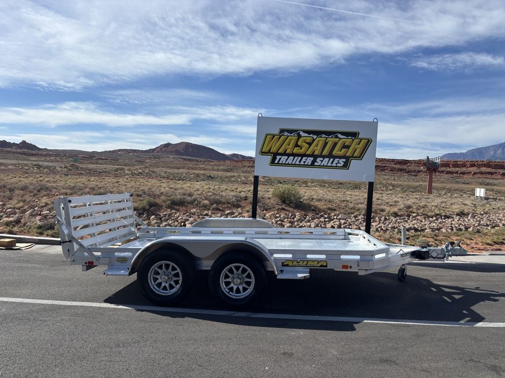 2027 Aluma 6.5x12 Tandem Utility Trailer 7K Bi-Fol