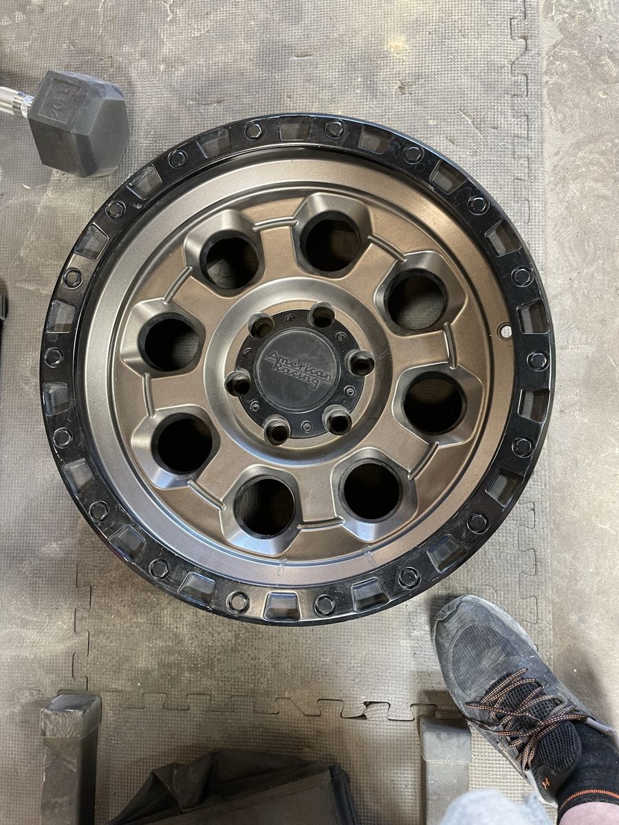 6 lug wheels.