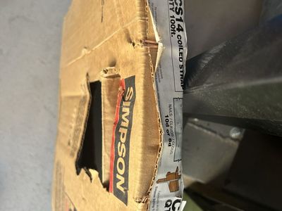 Simpson Strong-Tie CS14 100ft Coiled Strap Galvanized Steel Tie Plate