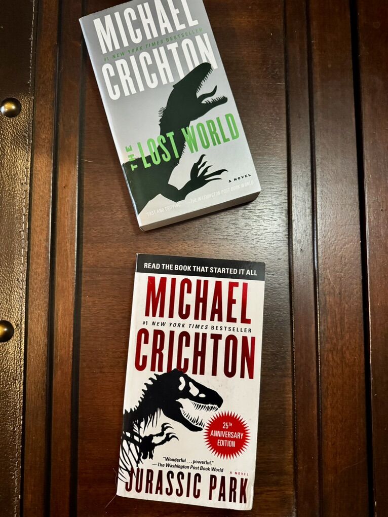 Jurassic Park/The Lost World Books