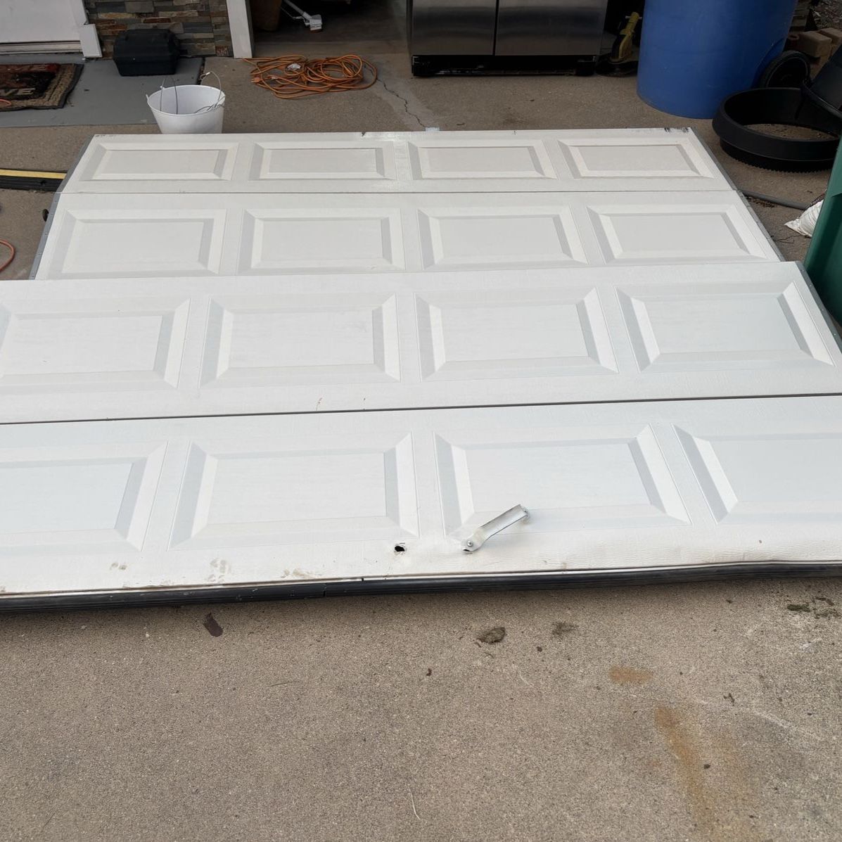 8 x 7 Metal Garage Door Home House Ready To Go