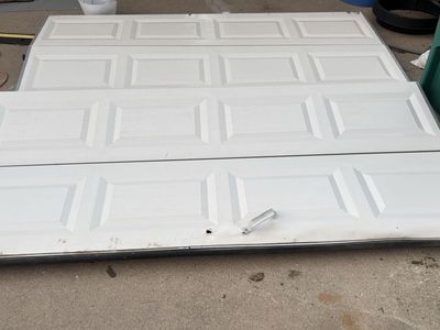 8 x 7 Metal Garage Door Home House Ready To Go