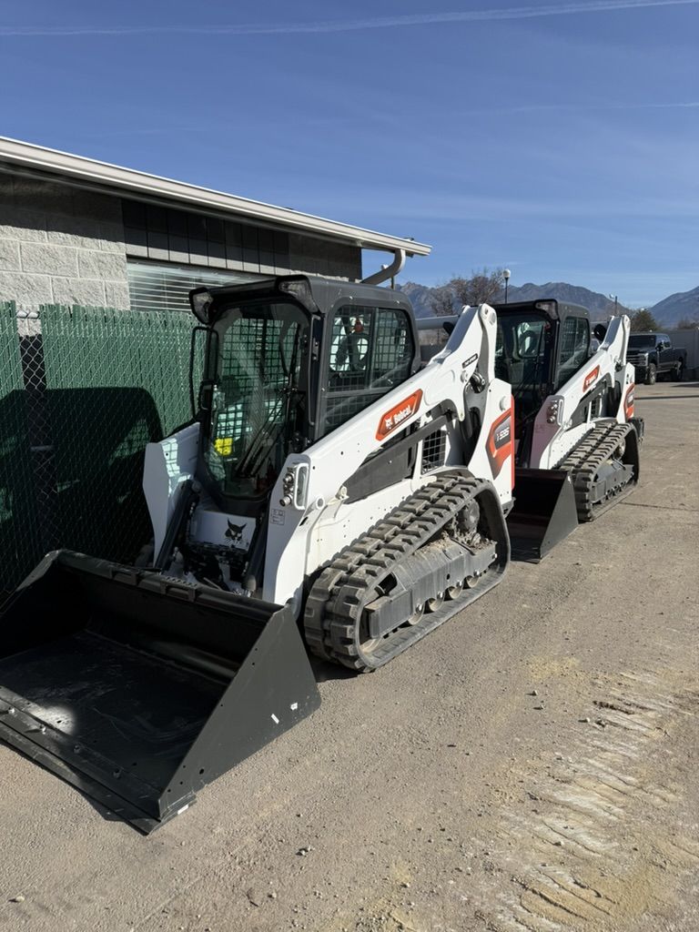 Bobcat T595 CTL - Enclosed Compact Track Loader Rental – Landscaping & Jobsite Machine - Starts under $300