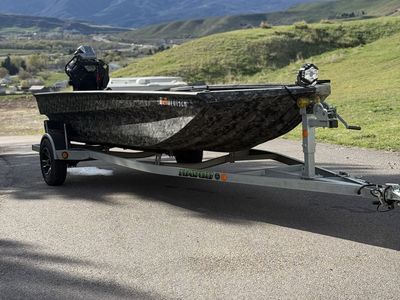 2021 havoc 1756 with Ob turbo 40 hdr mud buddy hunting / fishing boat
