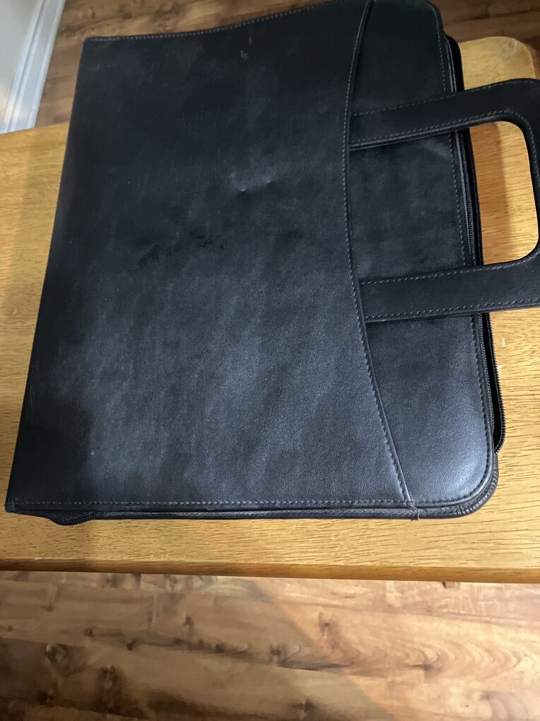 Vintage Vegan Leathet Cambridge Organizer
